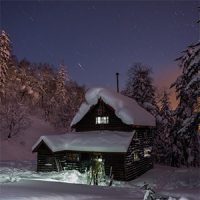 Okuteine Hut, Hokkaido, Japan